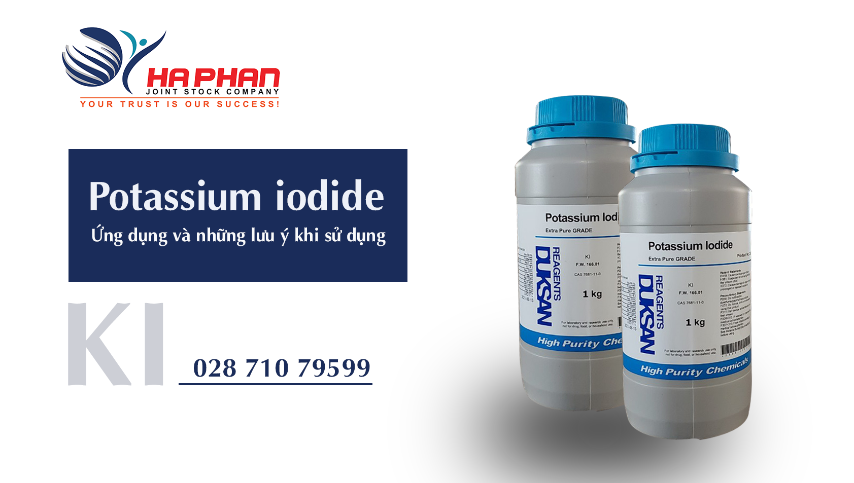 Potassium iodide - Ứng dụng và những lưu ý khi sử dụng