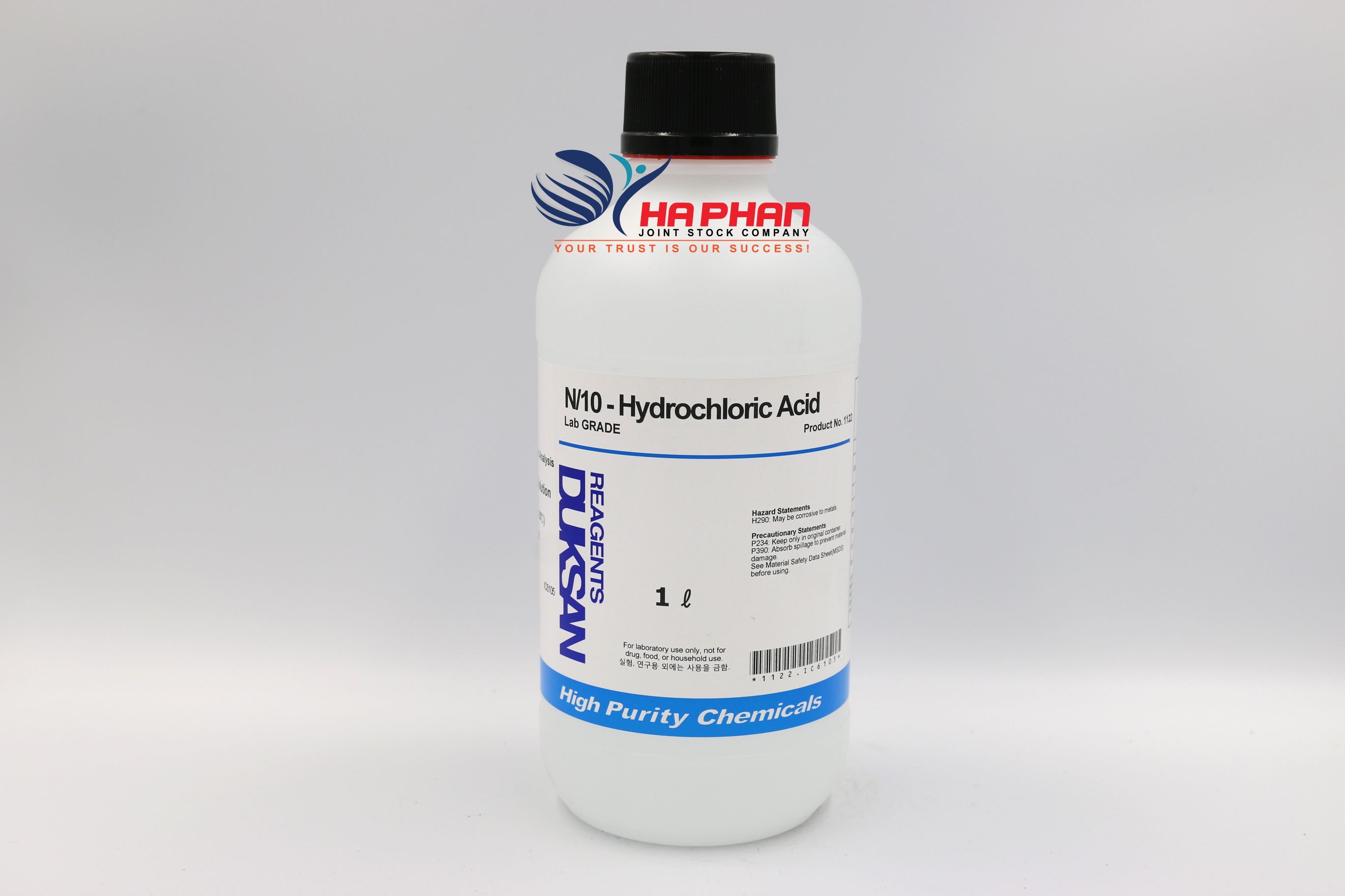 N/10-Hydrochloric Acid (0.1M) Normal  DSP 1 ℓ