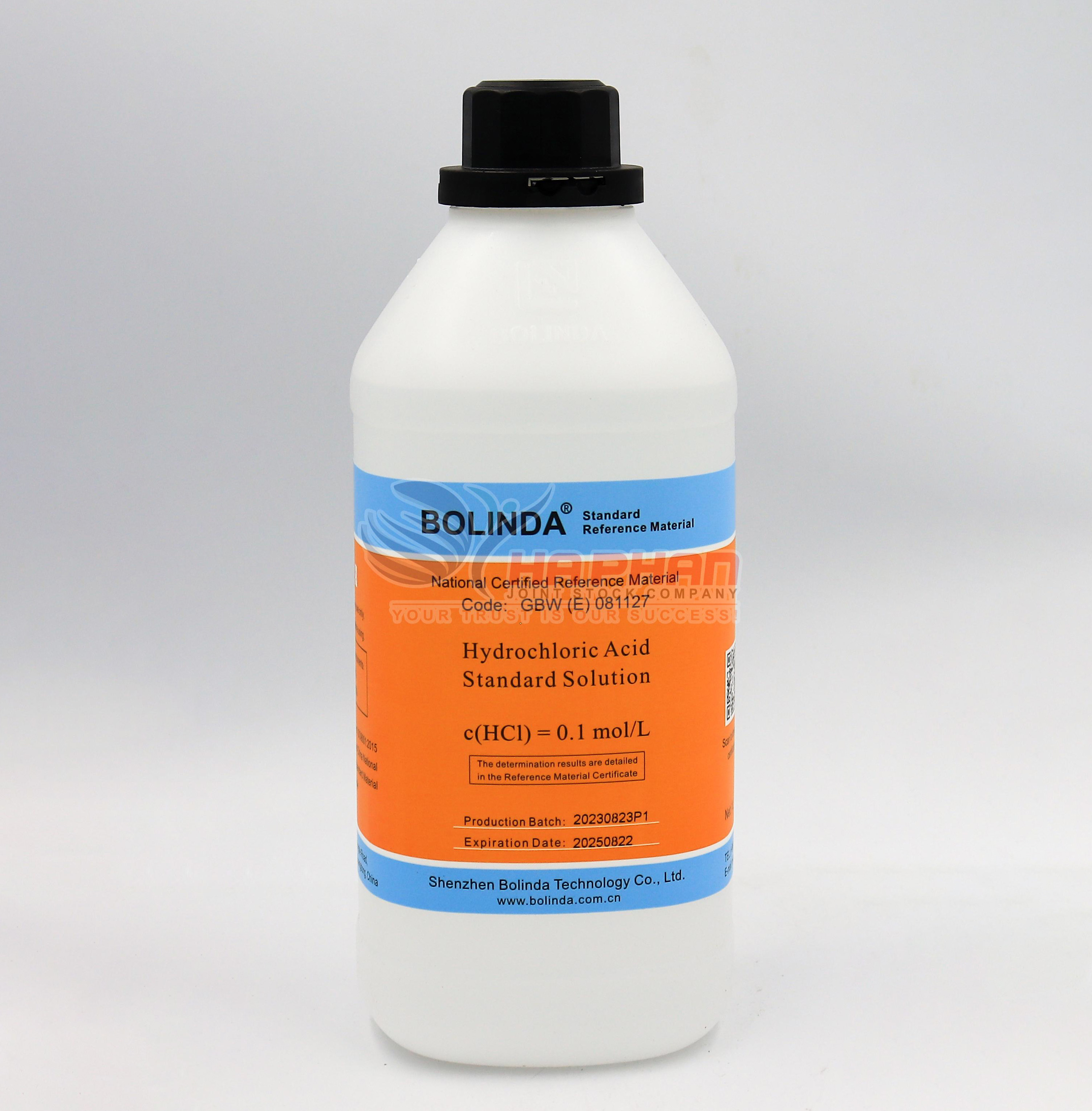 Hydrochloric acid standard solution (0.1mol/l) 