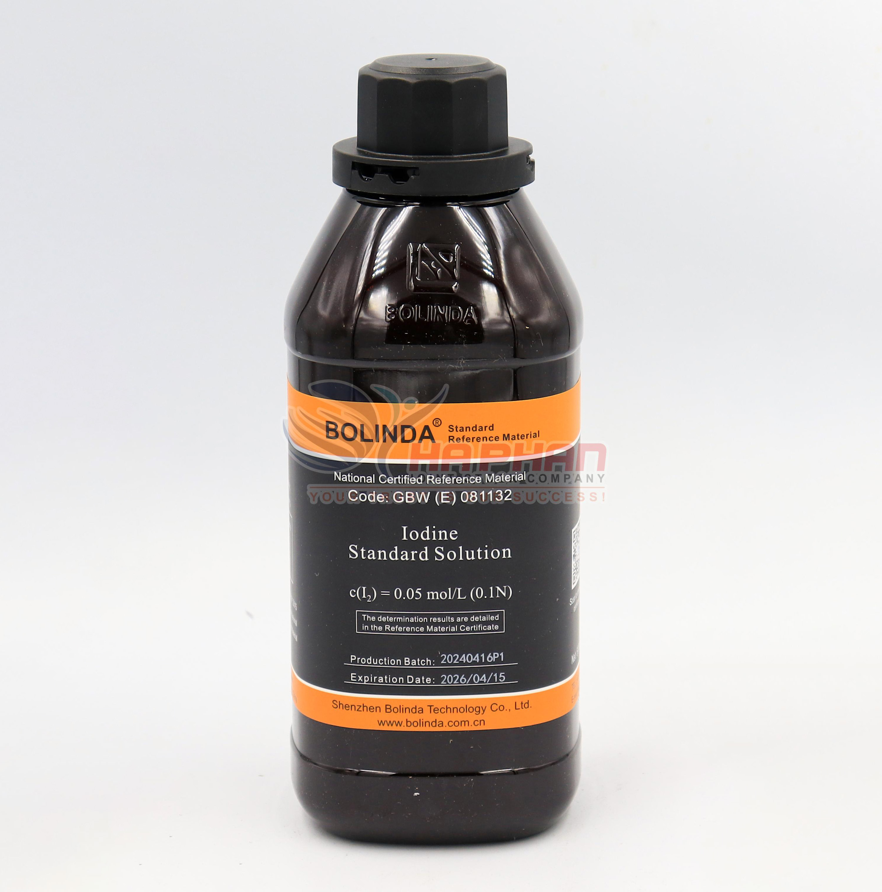 Iodine standard solution 500ml (0.05 mol/L)