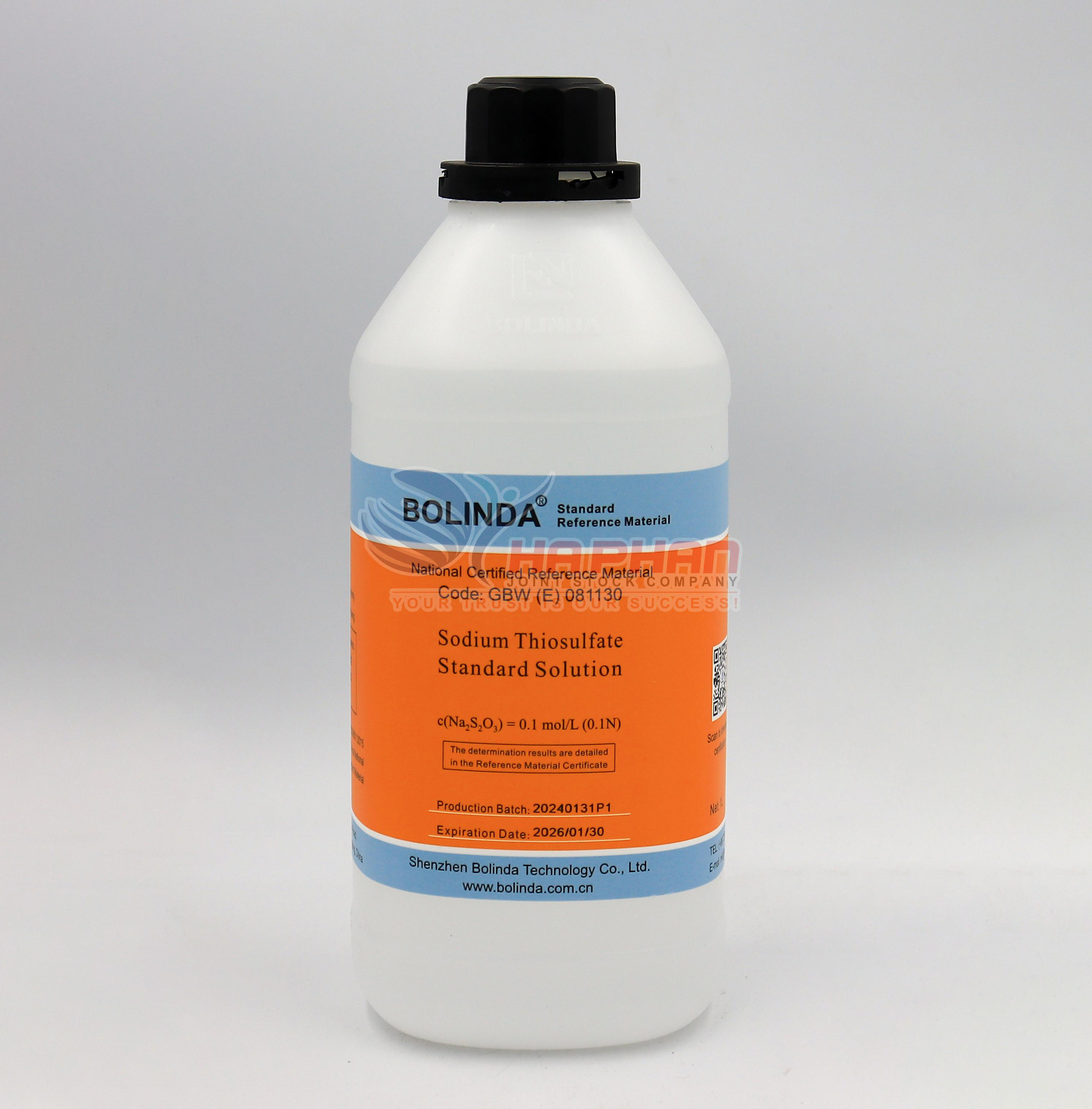 Sodium thiosulfate standard solution (0.1 mol/L)